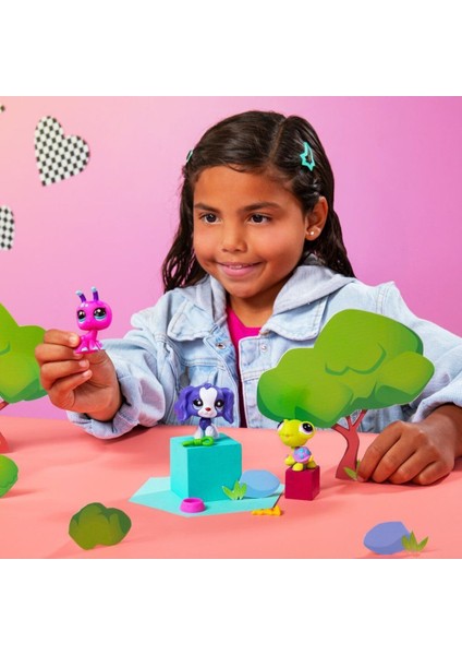 Lps Minişler Seri 3 Backyard Pets 3'lü Figür Paketi Karınca Köpek Kaplumbağa Minişler Yeni fırsatları