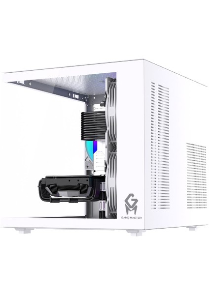 Gm-X1 Tuştan Değişmeli 3x Rgb Fanlı Gaming Mini Akvaryum M-Atx Beyaz Kasa fırsatları