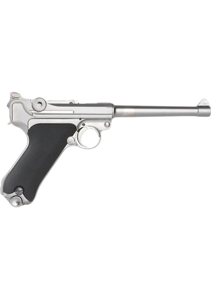 We P08 Luger 6 Silver Gbb Airsoft Tabanca
