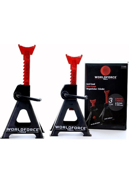 3 Ton Araç Altı Sehpa Kriko Standı 4 Ayaklı