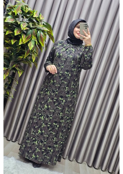 Kadın Giyim Büyük Beden Nostaljik Kristal Büzgülü Elbise fırsatları