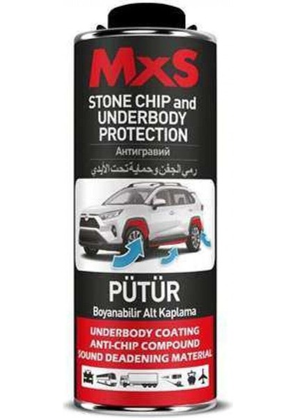 Pütür Boyanabilir Alt Kaplama Siyah 1 kg fiyatları