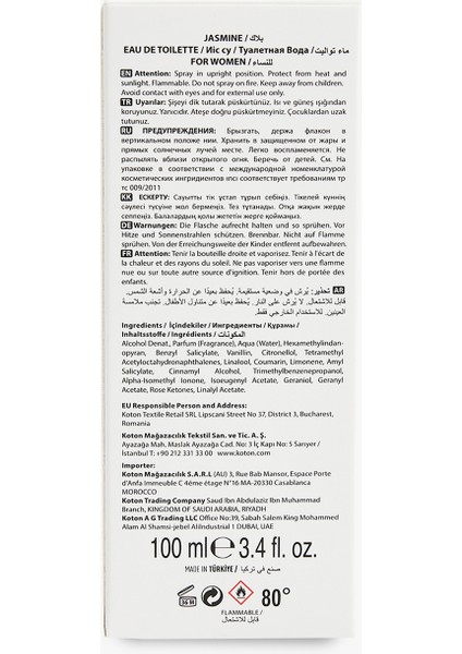 Parfüm Jasmine 100 ml modelleri