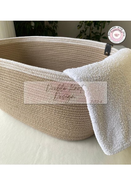 Tress Çok Amaçlı Düzenleyici Sepet El Dokuma Banyo,mutfak, Çocuk Odası, Organizer,havluluk