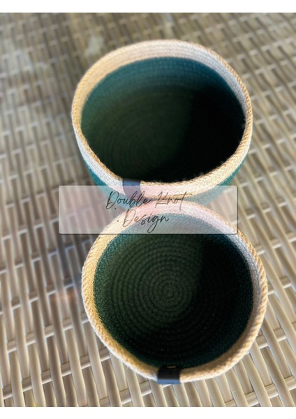 2li Organizer Tress Çok Amaçlı Düzenleyici Sepet Hasır Jüt Hediyelik fırsatları