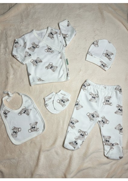 10 Parça Yeni Doğan Hastane Çıkışı & Hoş Geldin Bebek Seti (Hediye Kutulu & Ayıcıklı) – Babyshower