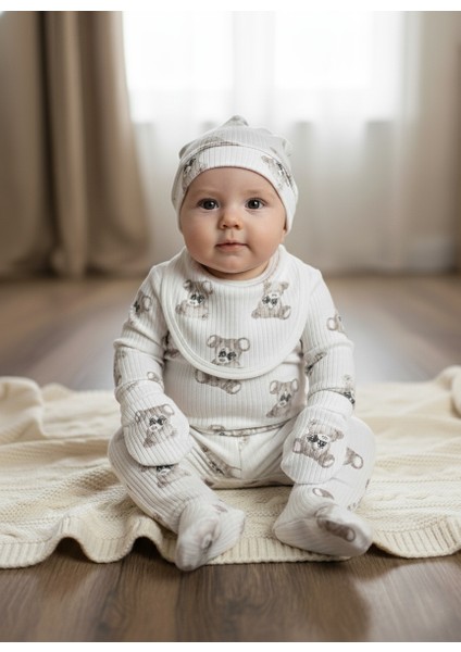 10 Parça Yeni Doğan Hastane Çıkışı & Hoş Geldin Bebek Seti (Hediye Kutulu & Ayıcıklı) – Babyshower