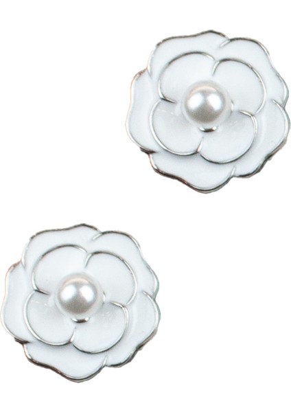 Taş Süslemeli Klips Mekanizmalı Kol Düğmesi