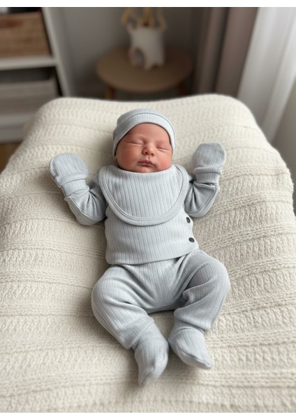 10 Parça Yeni Doğan Hastane Çıkışı & Hoş Geldin Bebek Seti (Hediye Kutulu & Ayıcıklı) – Babyshower fırsatları