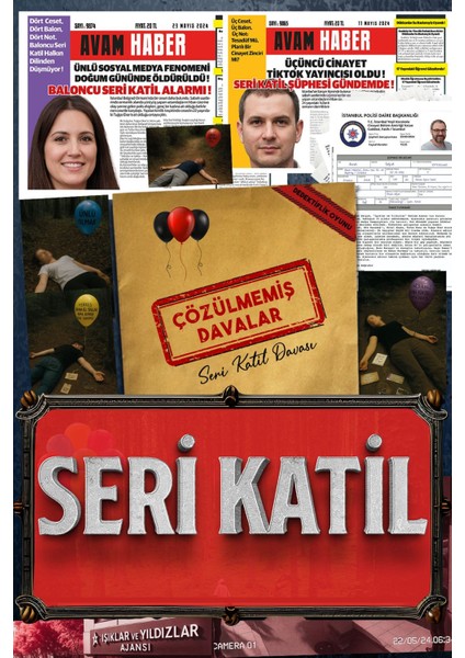 Seri Katil Davası Dedektiflik Oyunu