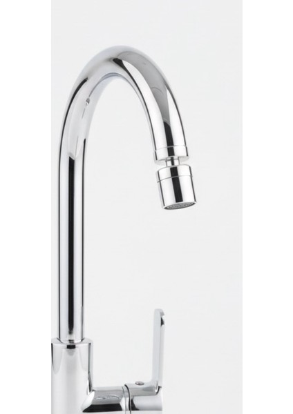 Tua Armatür Perlatörlü Oynar Başlıklı Krom Musluk Mutfak Eviye Bataryası Aç KAPA(360 Derece Dönen) fiyatları