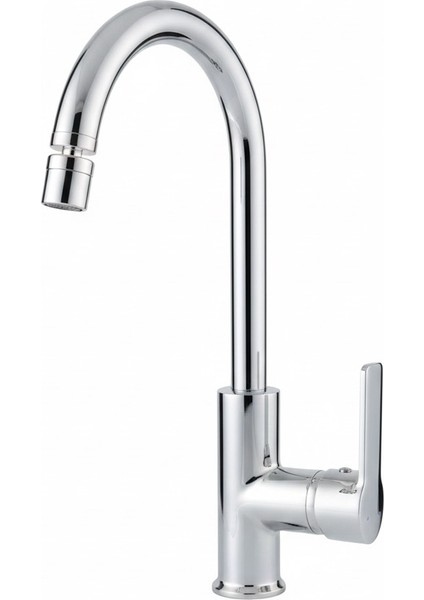 Tua Armatür Perlatörlü Oynar Başlıklı Krom Musluk Mutfak Eviye Bataryası Aç KAPA(360 Derece Dönen) modelleri