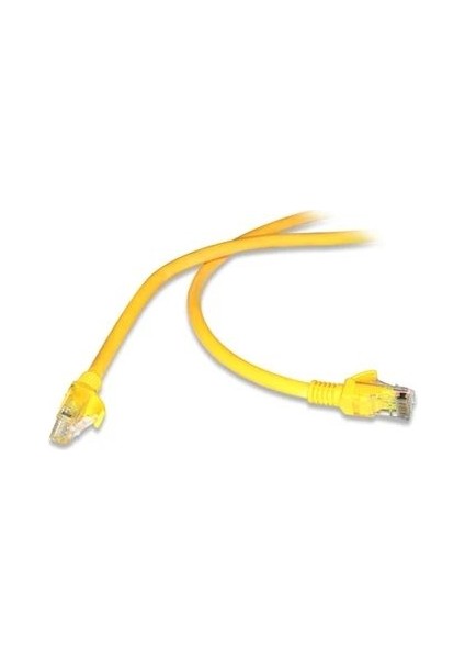 Flaxes FNK-605S 5m Cat 6 Sarı 24AWG Patch Kablo
