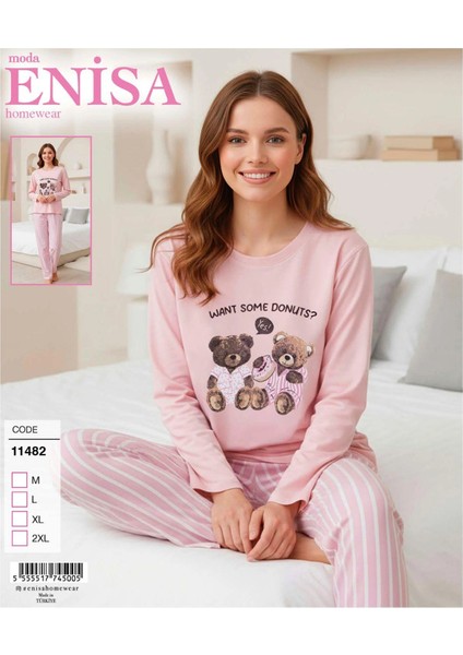 Kadın Uzun Kol Pijama Takımı