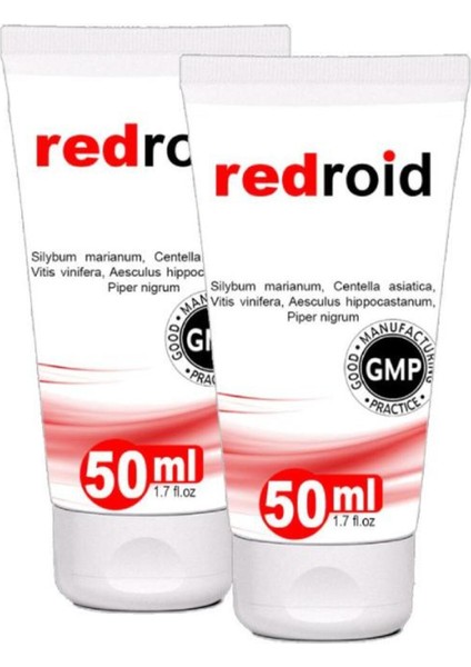 Süper Redroid Etkili Rahatlatıcı Masaj Bakım Kremi 50 ml 2 Adet