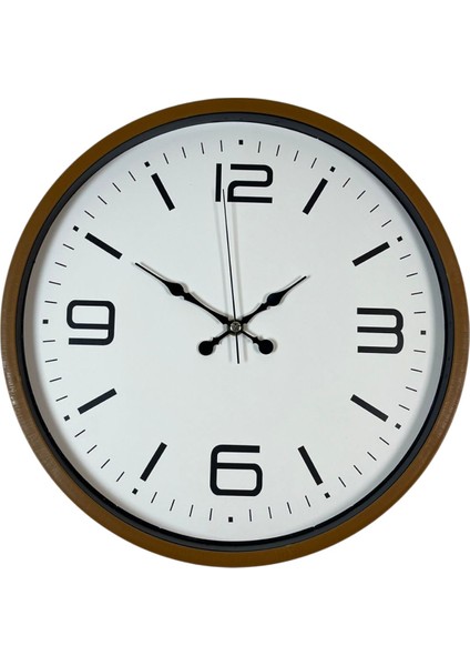 36 cm Dekoratif Kahverengi Duvar Saati fiyatları