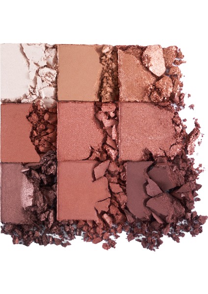 Kremsi Dokulu & Mat Bitişli/ışıltılı 9'lu Kompakt Göz Farı Paleti modelleri