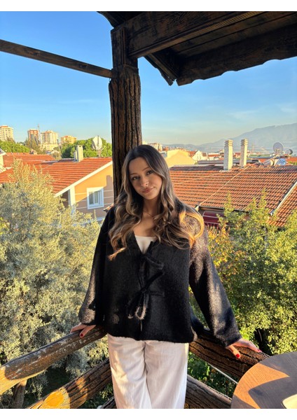 Tüylü Iki Bağlamalı Kadın Fox Kimono fırsatları