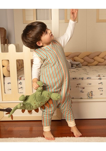 Baby Home Retro Mint 1.0 TOG Bebek Uyku Tulumu OEKO-TEX Sertifikalı %100 Pamuk