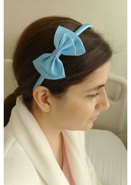 Saten Çift Fiyonk Lohusa Tacı