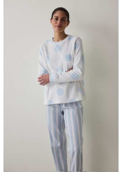 Gardenya Magic Puantiyeli Bisiklet Yaka Pijama Üstü fiyatları