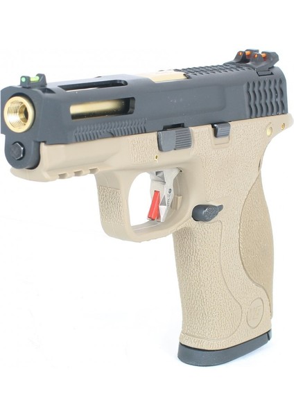 We Mp Tan Black Slide Gold Barrel E-Force Big Bird Airsoft Tabanca fiyatları