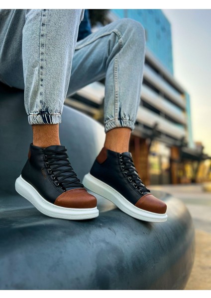 CH258 - Gbt Roma Colourful Erkek Bot Sıyah/taba fiyatları