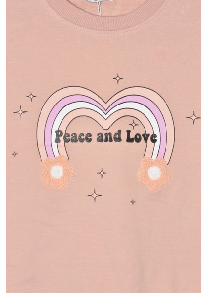 Kız Çocuk Kışlık 6 - 9 Yaş Gökkuşağı Baskılı Içi Polarlı Yumuşak Takım - 6264360 fiyatları