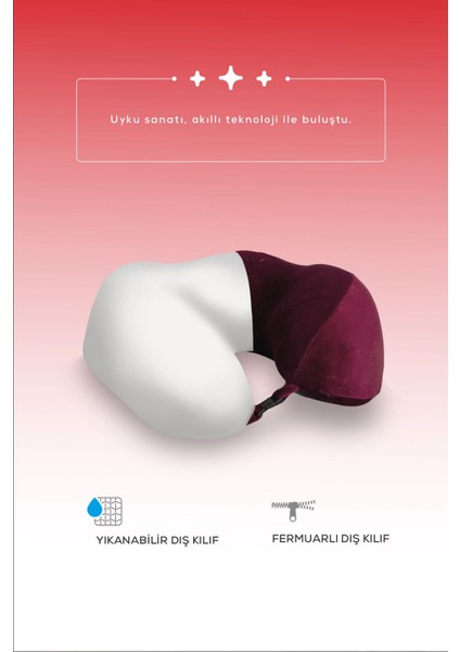 Ortopedik Boyun Yastığı,visco Boyun Destekli Seyahat Yastığı,yolculuk Yastığı Hipoalerjik modelleri