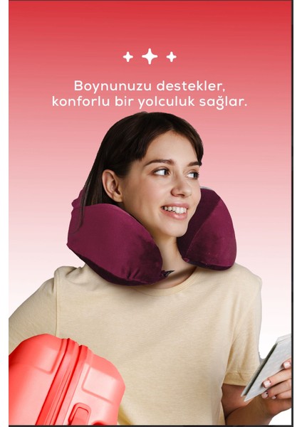 Ortopedik Boyun Yastığı,visco Boyun Destekli Seyahat Yastığı,yolculuk Yastığı Hipoalerjik fırsatları