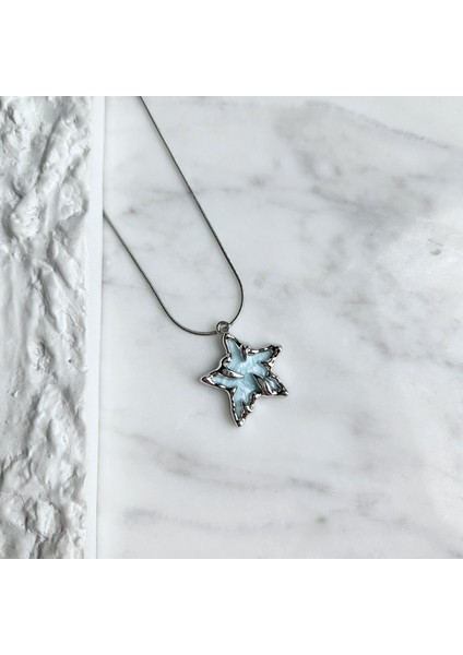 Silver Yıldız Kolye