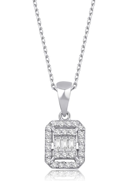 0,21 Karat Baget Pırlanta Kolye fiyatları