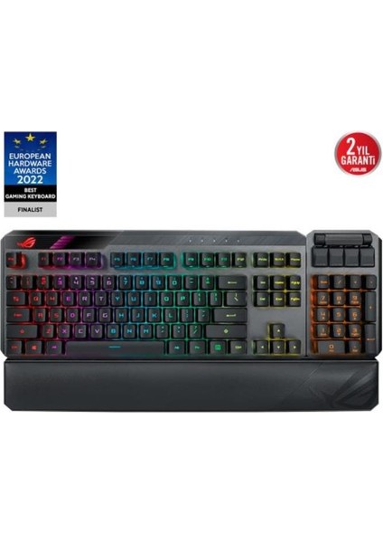 Rog Claymore Iı Rgb Red Switch Kablolu/kablosuz Mekanik Oyuncu Klavyesi Teşhir