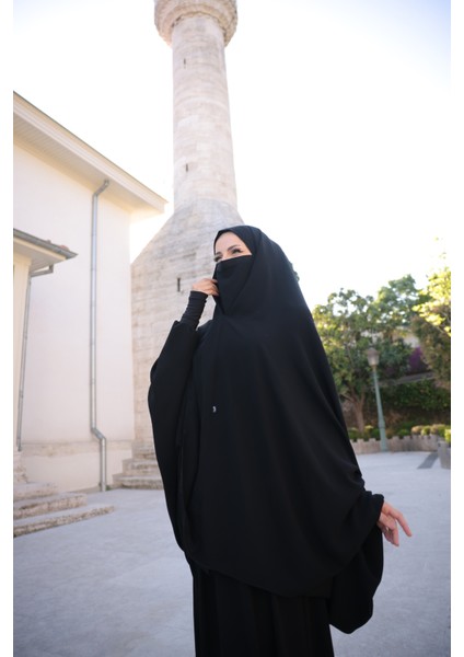 Iğneli Gizli Peçeli Çarşaf-I Şerif 6005 Sandy modelleri