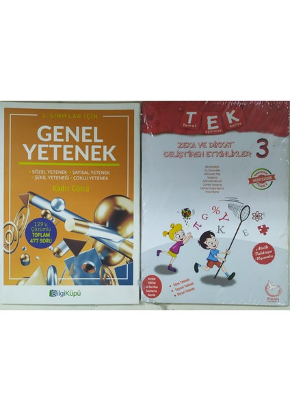 Bilgi Küpü Yayınları 3. Sınıf Genel Yetenek+Zeka ve Dikkat Geliştiren Etkinlikler