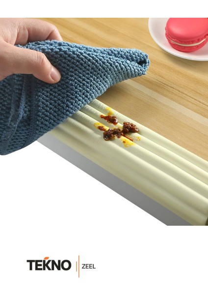 Krem Renk Geniş Kenar ve 4 Adet Köşe Koruyucu 2 Metre Bebek Çocuk Masa Kenar Koruyucu fırsatları