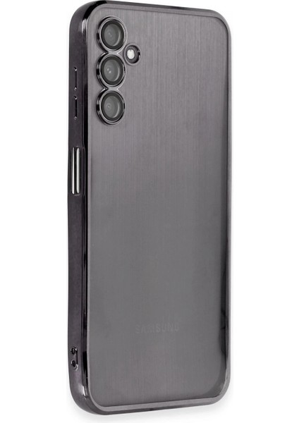 Samsung Galaxy A14 4g Kılıf Lensli Silikon - Siyah