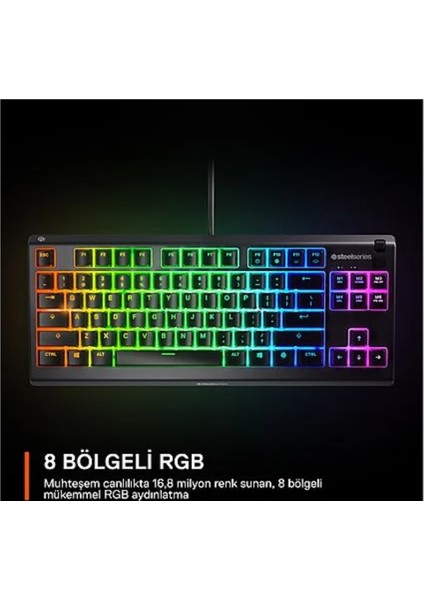 Apex 3 Tkl Siyah Rgb Kablolu Oyuncu Klavyesi indirimleri