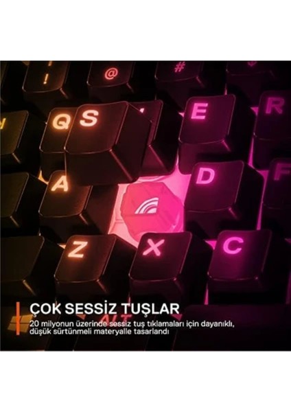 Apex 3 Tkl Siyah Rgb Kablolu Oyuncu Klavyesi