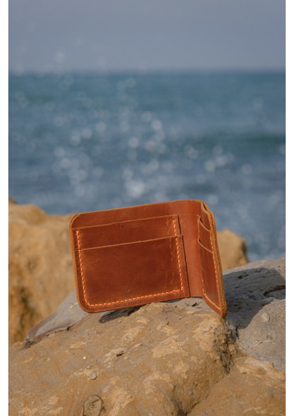 Deri Klasik Erkek Cüzdan - Hakiki Dana Derisi - El Işçiliği indirimleri