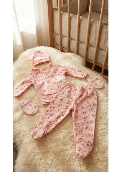 10 Parça Yeni Doğan Hastane Çıkışı & Hoş Geldin Bebek Seti (Hediye Kutulu & Ayıcıklı) – Babyshower fiyatları