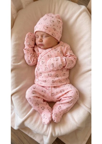 10 Parça Yeni Doğan Hastane Çıkışı & Hoş Geldin Bebek Seti (Hediye Kutulu & Ayıcıklı) – Babyshower