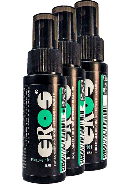 PRO101 60ML 3 Adet Büyük Boy Time Stop Sprey / Erkekler Için