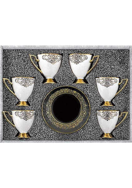 6 Lı Türk Porselen Kahve Fincanı fiyatları