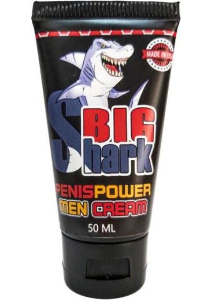 Süper Big Shark Power Creams Erkeklere Sertleştirme Etkisi Kremi 50 ml x 1 Adet