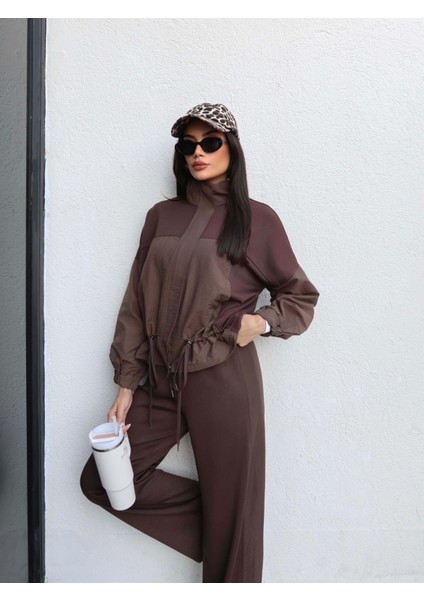 Garnili Bel Büzgülü Eşofman Takım