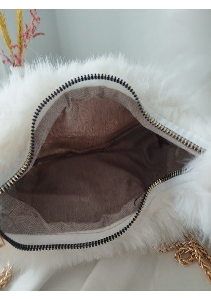 Vintage Peluş Kürk Model Sonbahar, Kış Tote Bag Kadın El, Omuz, Çapraz Çanta indirimleri