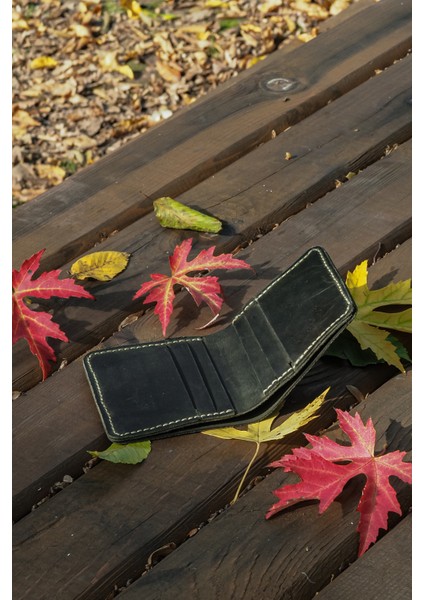 Deri Dikey Klasik Erkek Cüzdan - Hakiki Dana Derisi - El Işçiliği modelleri