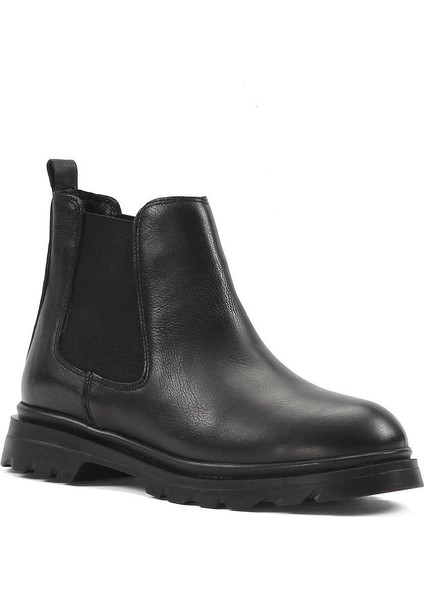 Kadın Siyah Deri Chelsea Bot fiyatları
