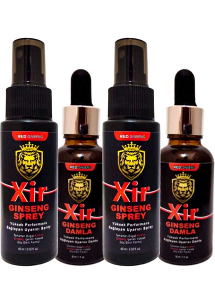 Xir 2 Adet Erkeğe Zaman 60 ml Sprey + 2 Adet Xir Soğuk Çiftlere Özel 50 ml Içecek